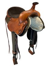 14 Inch Used Fabtron Barrel Saddle 7100 C