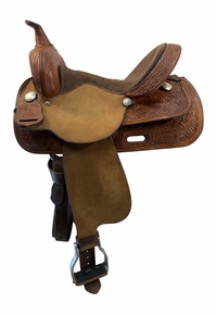 14 Inch Used High Horse By Circle Y Barrel Saddle Medium Tree 6210