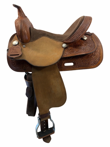 SOLD 2026/07/06 14 Inch Used High Horse By Circle Y Barrel Saddle Medium Tree 6210