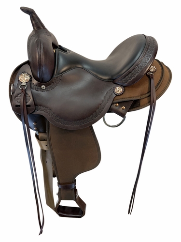 14 Inch Used High Horse By Circle Y Daisetta Cordura Trail Saddle Medium Tree 6914