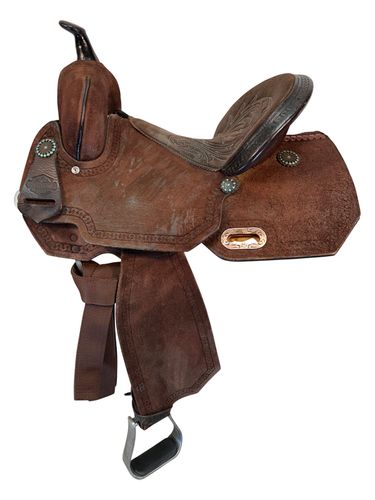 SOLD 2025/10/11j  14 Inch Used High Horse Lindale Barrel Saddle 6228