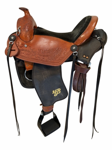 14 Inch Used Imus Cordura Trail Saddle Wide Tree