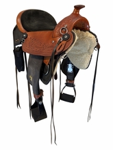 14 Inch Used Imus Cordura Trail Saddle Wide Tree