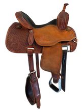 HOLD 2026/04/01c 14 Inch Used Martin Barrel Saddle X Wide Tree Sherri Cervi Crown C