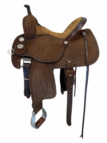 14 Inch Used Martin Cervi Crown C Barrel Saddle Wide Tree