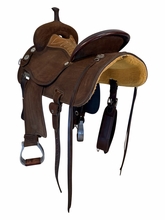 14 Inch Used Martin Cervi Crown C Barrel Saddle Wide Tree