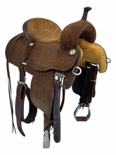 14 Inch Used Martin Cervi Crown C Barrel Saddle Wide Tree