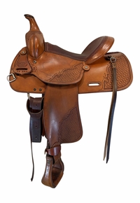 14 Inch Used McCall Ranch Saddle Medium Tree