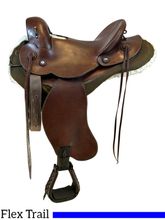 14 Inch Used Ortho-Flex Trail Saddle *Free Shipping*