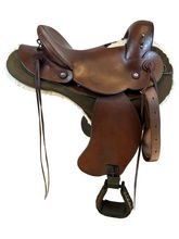 14 Inch Used Ortho-Flex Trail Saddle *Free Shipping*