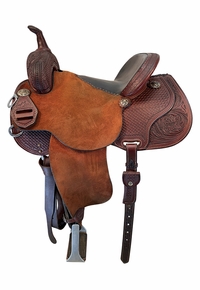 14 Inch Used Reinsman Barrel Saddle 4211