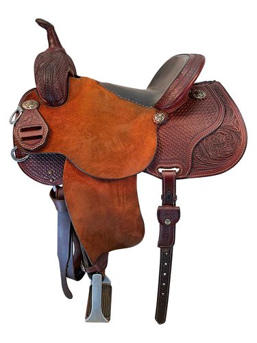 14 Inch Used Reinsman Barrel Saddle 4211
