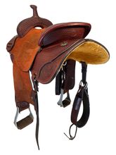 14 Inch Used Reinsman Barrel Saddle 4211