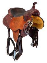 14 Inch Used Reinsman Barrel Saddle 4211