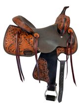 SOLD 2025/11/16 14 Inch Used Royal King Traverse Trail Saddle RK1024
