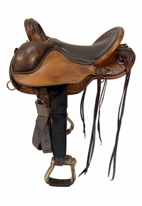 14 Inch Used SR Saddlery Endurance Saddle Medium Tree 635