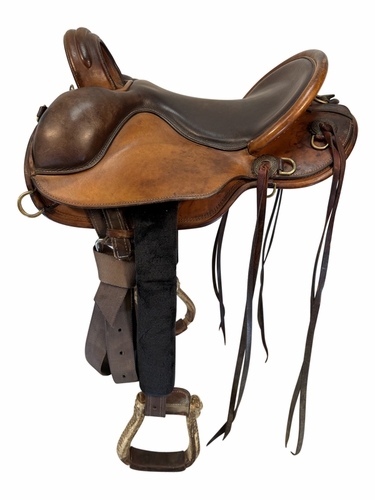 14 Inch Used SR Saddlery Endurance Saddle Medium Tree 635