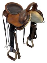 14 Inch Used SR Saddlery Endurance Saddle Medium Tree 635