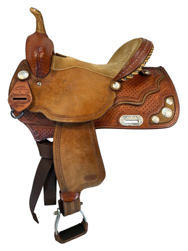 SOLD 2025/07/05  14 Inch Used Steinhoff Barrel Saddle