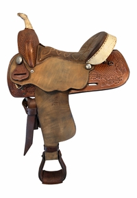 14 Inch Used TexTan Barrel Saddle