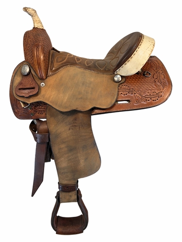14 Inch Used TexTan Barrel Saddle