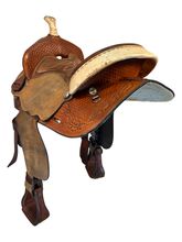 14 Inch Used TexTan Barrel Saddle