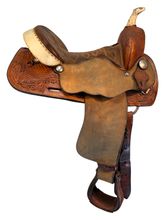 14 Inch Used TexTan Barrel Saddle