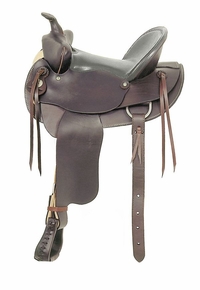 14" to 16" American Saddlery Bear Trap Rancher, Hard Seat 721