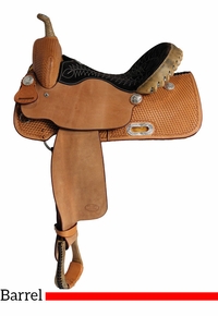 Selle Western Billy Cook - Barrel Racing - Taille 13 1/2 - Occasion