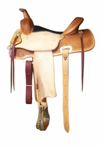 14" to 16" HR Hud Roberts Western Trail Saddle 403