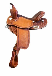 14" to 16" South Bend Saddle Co Swept Back Barrel Racer 311