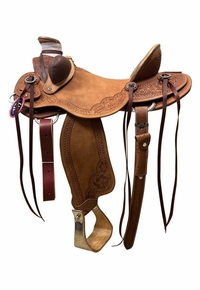 14" to 17.5" HR Hud Roberts The Elite Wade Ranch Saddle 781