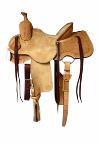 14" to 17" HR Hud Roberts All Around Trail Saddle 719