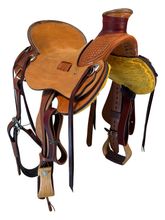 14" to 17" HR Hud Roberts Staci Wade Ranch Saddle 780