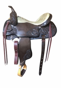 14" to 17" HR Hud Roberts Trail Saddle 796