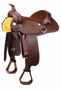 14" to 17" Wintec Western All Rounder SemiQH Saddle