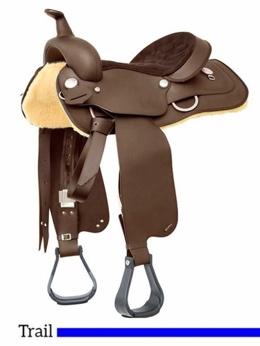 14" to 17" Wintec Western All Rounder SemiQH Saddle