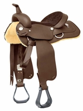 14" to 17" Wintec Western All Rounder SemiQH Saddle