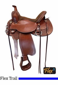 14" to 18" Circle Y Reno Flex2 Trail Saddle 2373
