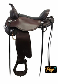 14" to 18" Circle Y Salt River Flex2 Trail Saddle 1667