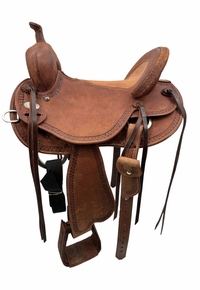14inch DP Saddlery TH Barrel Racer Saddle 6010-6626.1 Free Girth Free Girth