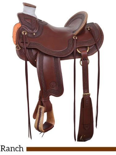 15" to 17" Circle Y Elko Ranch Saddle 1343