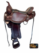 15" to 18" Circle Y Sheridan Flex2 Trail Saddle 1572