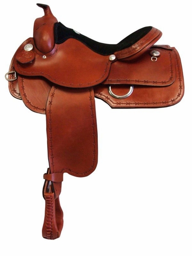 15" 16" 17" South Bend Saddle Co Reining Saddle 880 Barbed Wire