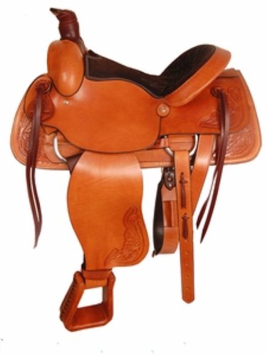 15" 16" American Saddlery American All Around Roping Saddle 750