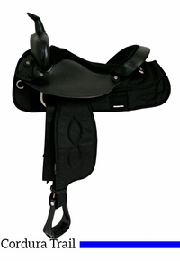15" 16" Big Horn Cordura Suede Seat Trail Saddle 167 267