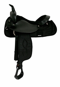 15" 16" Big Horn Cordura Suede Seat Trail Saddle 167 267