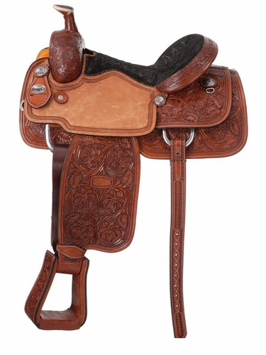 15" to 16" Silver Royal Rising Star Calf Roper Saddle 300