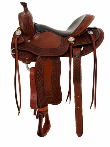 15.5" to 17" Billy Cook Tipton Trail Saddle 1737