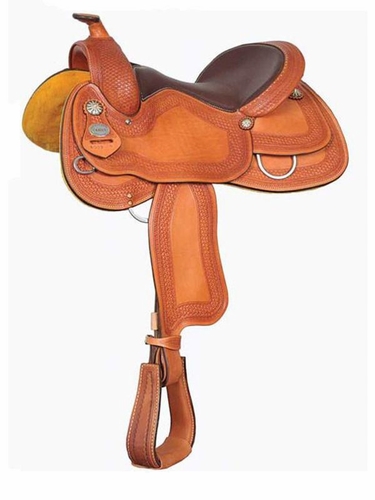 15.5" 16" Crates Ladies Tooled Reiner Saddle 4521